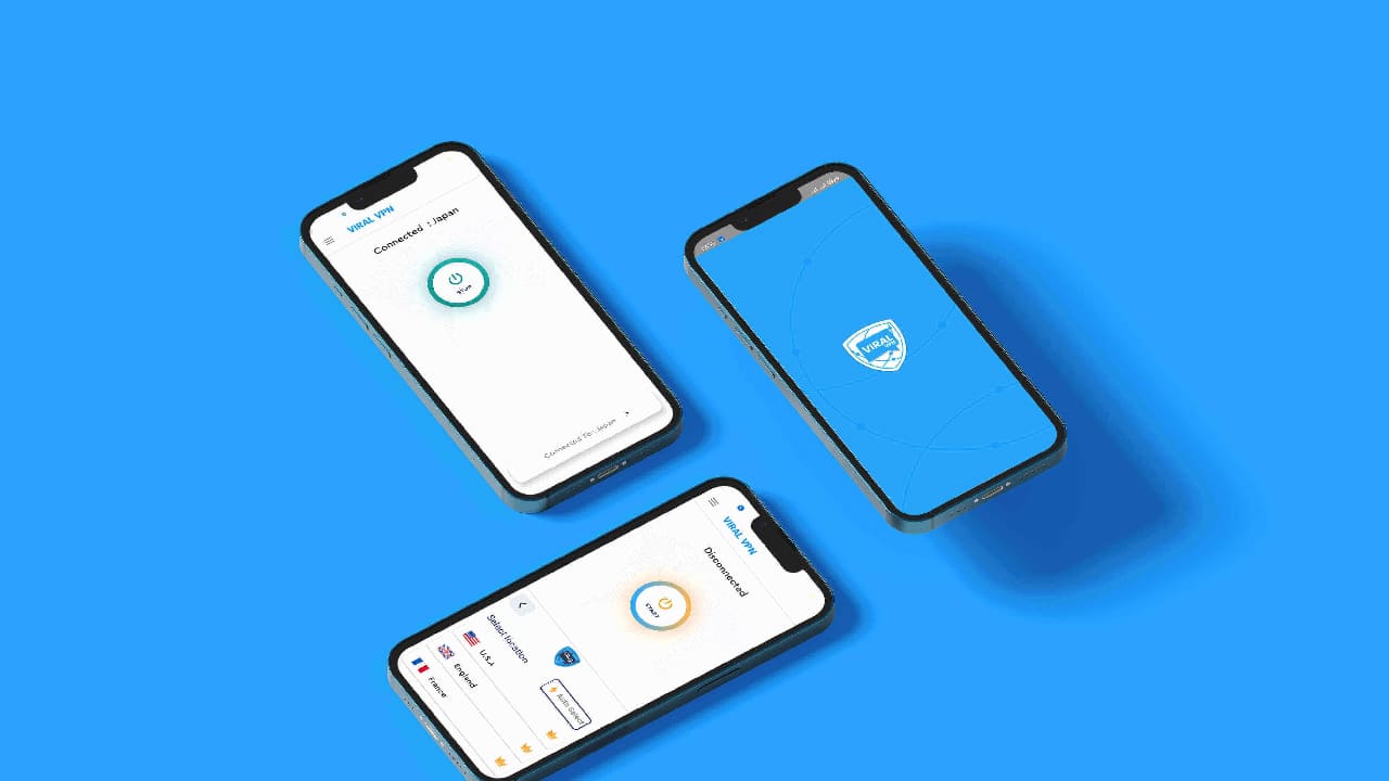 Viral VPN Mobile App UI/UX Design