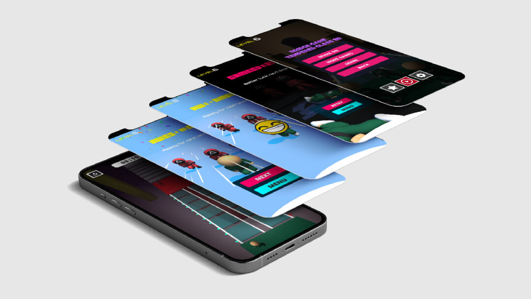 Bridge Race Mobile Game UI/UX Design duplicate