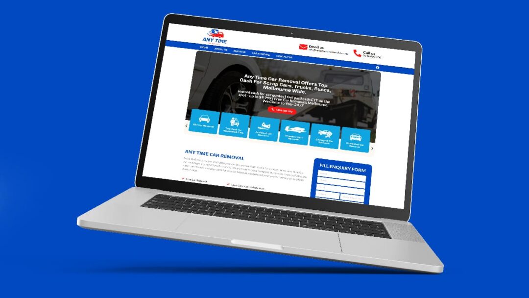 Anytime Car Removal Responsive Website Design & Development