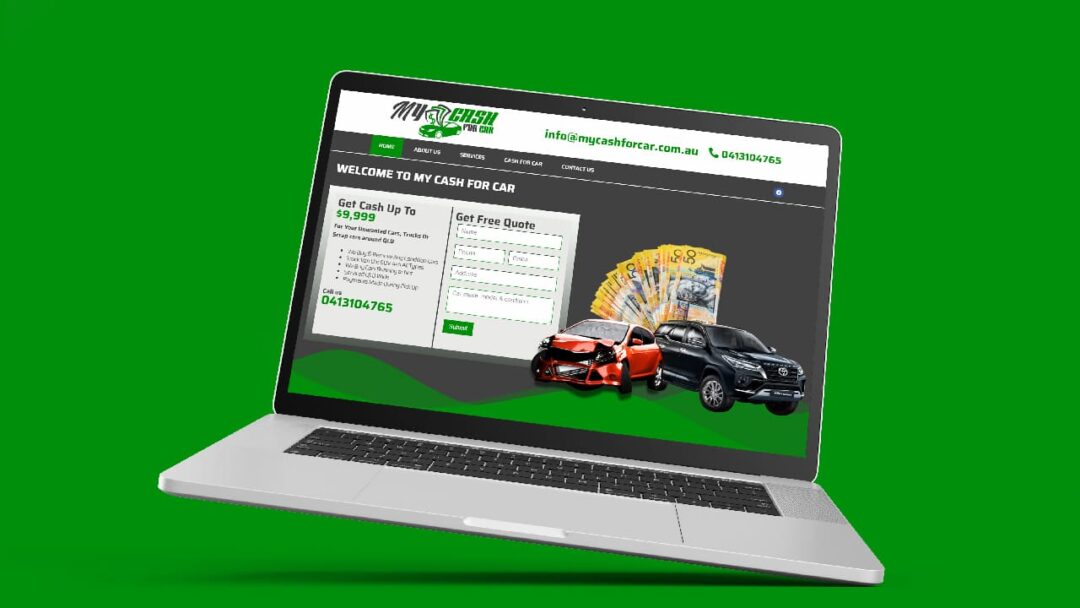 My Cash For Car Website Design and Development