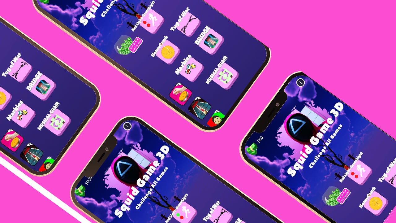 Squid Game Mobile Game UI/UX Design