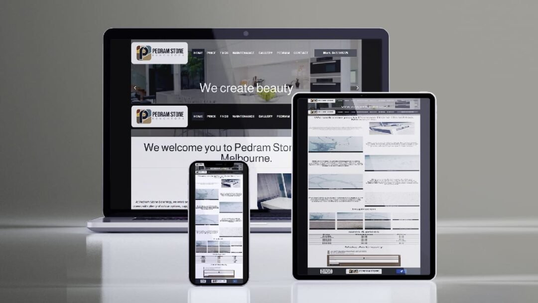 Pedram Stone Website Design and Development