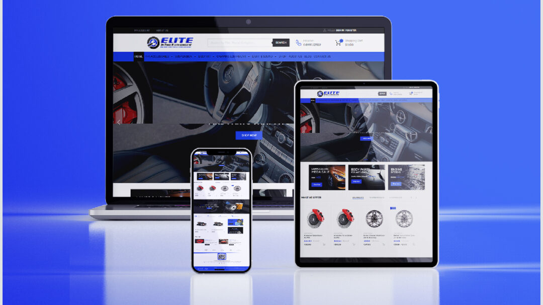 Elite Tyer Website Design and Development