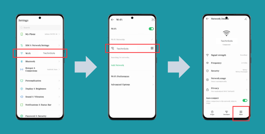 How to Share WiFi Password on Android & iOS Easily